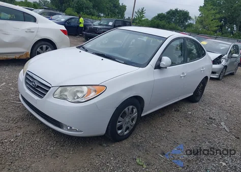 2009 Hyundai Elantra Gls из США, поврежденный, VIN KMHDU46DX9U797706